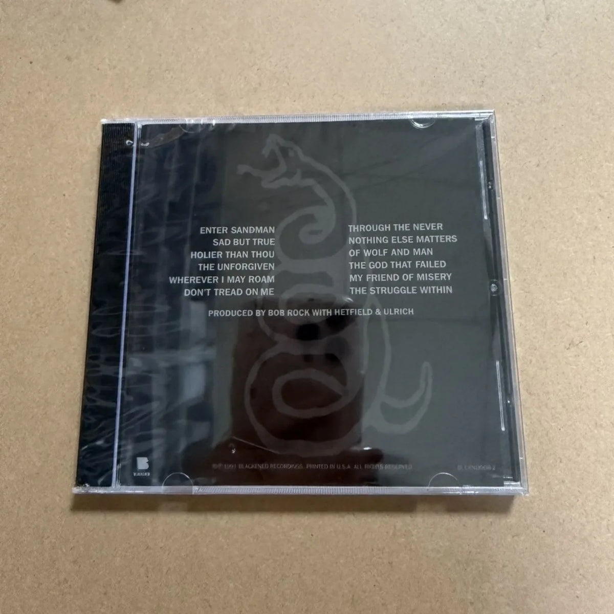Classic Thrash Metal Jewel Case CD – Distorted Guitar Tracks Music CD Qme The Snake
