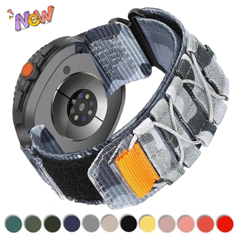 Nylon Quick Fit Band for Samsung Galaxy Watch Ultra 2 Watch Band Qme