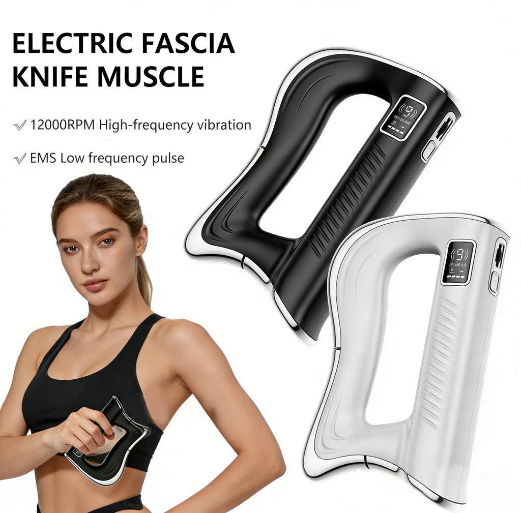 Electric Fascia Massager – Vibrating Muscle Scraper Blade Fascia Massager Qst