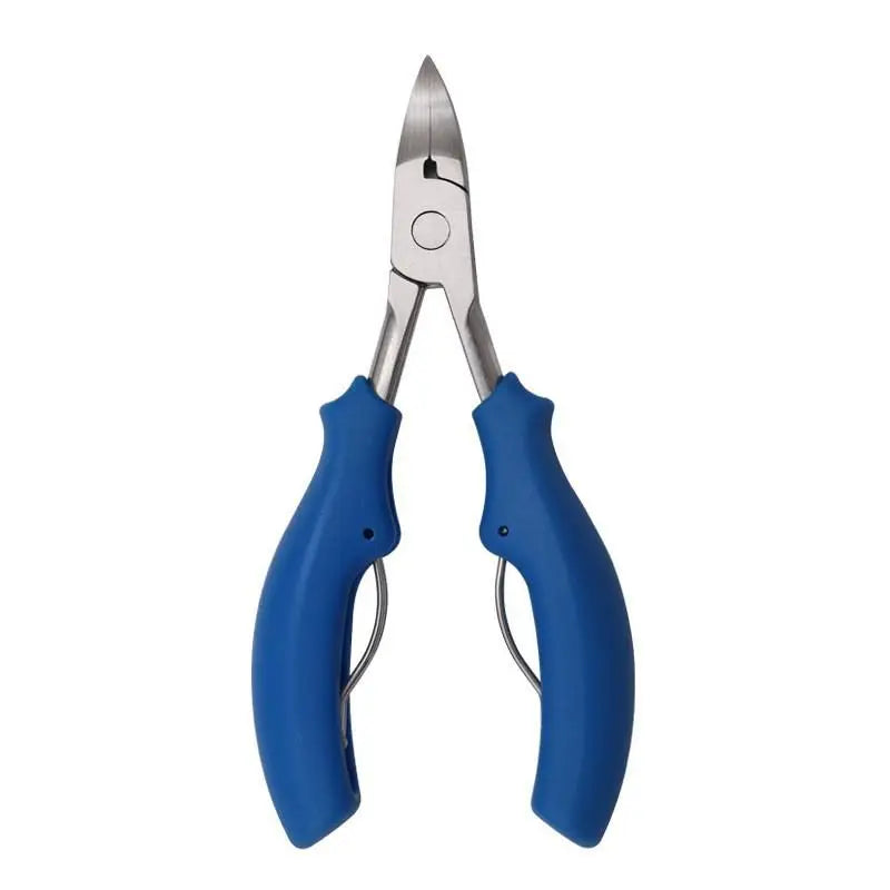 Stainless Steel Cuticle Nipper & Toenail Clipper | Nail Art Tool Cuticle Nipper Clipper Qme one size Blue