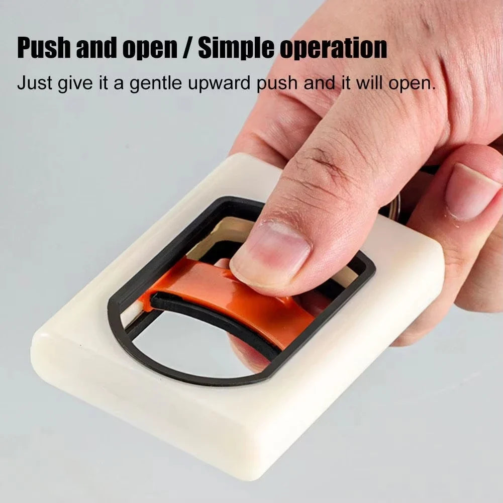 Square Fluorescent Cable Tie Organizer – Portable & Reusable Cable Tie Organizer Qme
