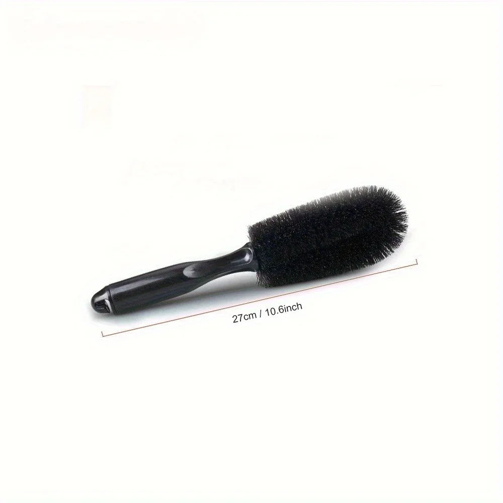 Round Head Wheel Hub Brush – Car Rim & Spoke Cleaning Tool Wheel Cleaning Brush Qme
