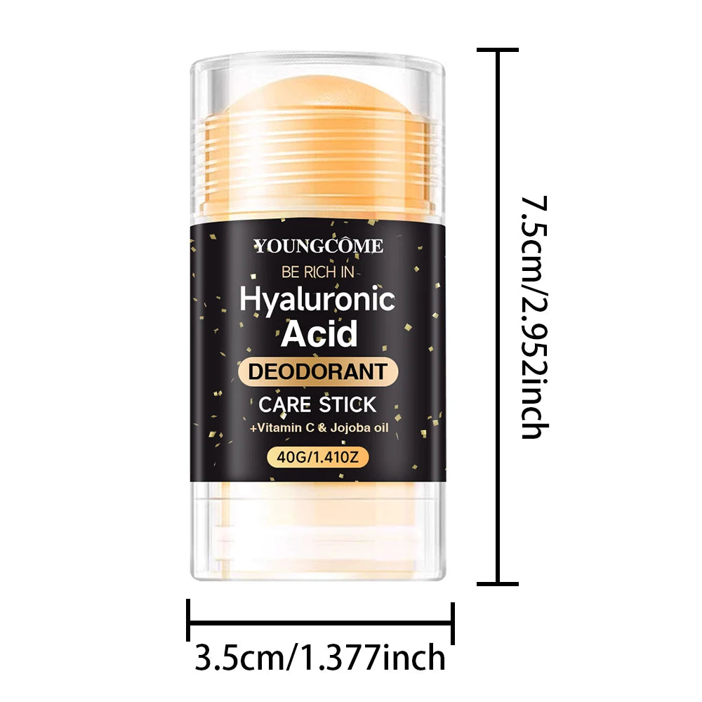 YOUNGCOME Hyaluronic Acid Deodorant Stick – Antiperspirant Deodorant Stick Qst 1pcs