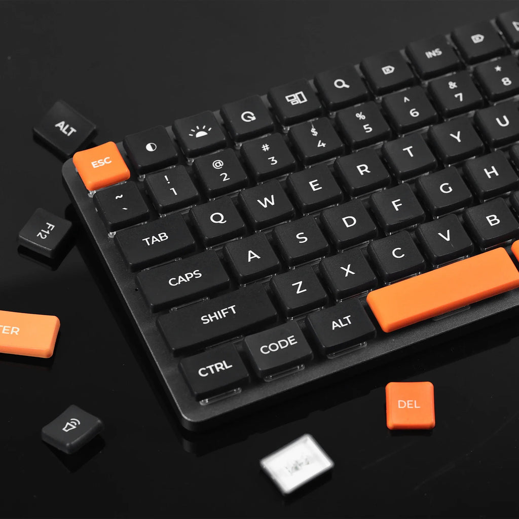 CHOSFOX Low Profile PBT Keycaps | Kailh Choc 1350 Switch Mechanical Keyboard Keycaps Qme