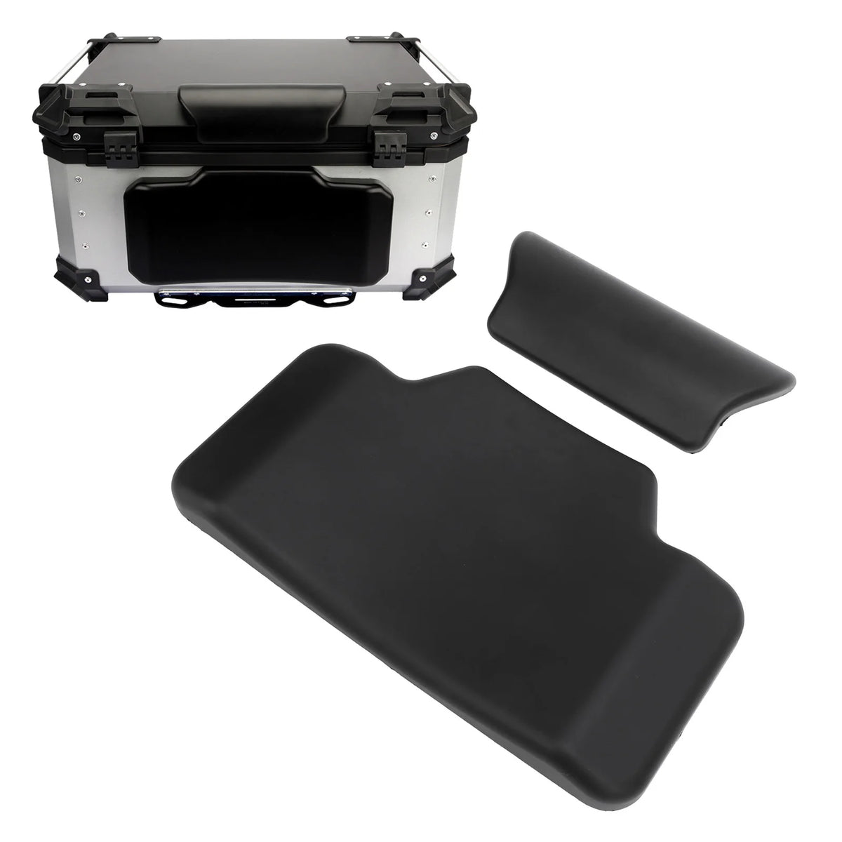 Motorcycle Top Box Backrest Pad – PU Leather for 55L 65L Cases Motorcycle Backrest Pad Qst