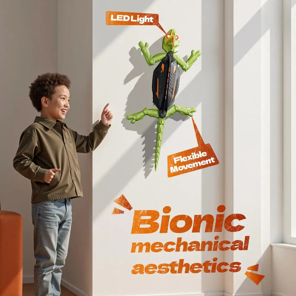 RC Wall Climbing Lizard Robot Toy | Remote Control Gecko RC Robot Toy Qme