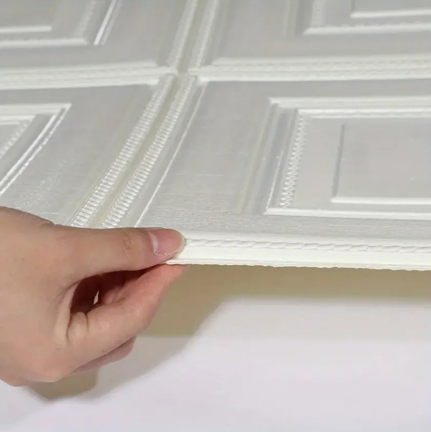 Self-Adhesive Foam Wall Panels 35x35cm – Waterproof & Padded Foam Wall Panels Qme