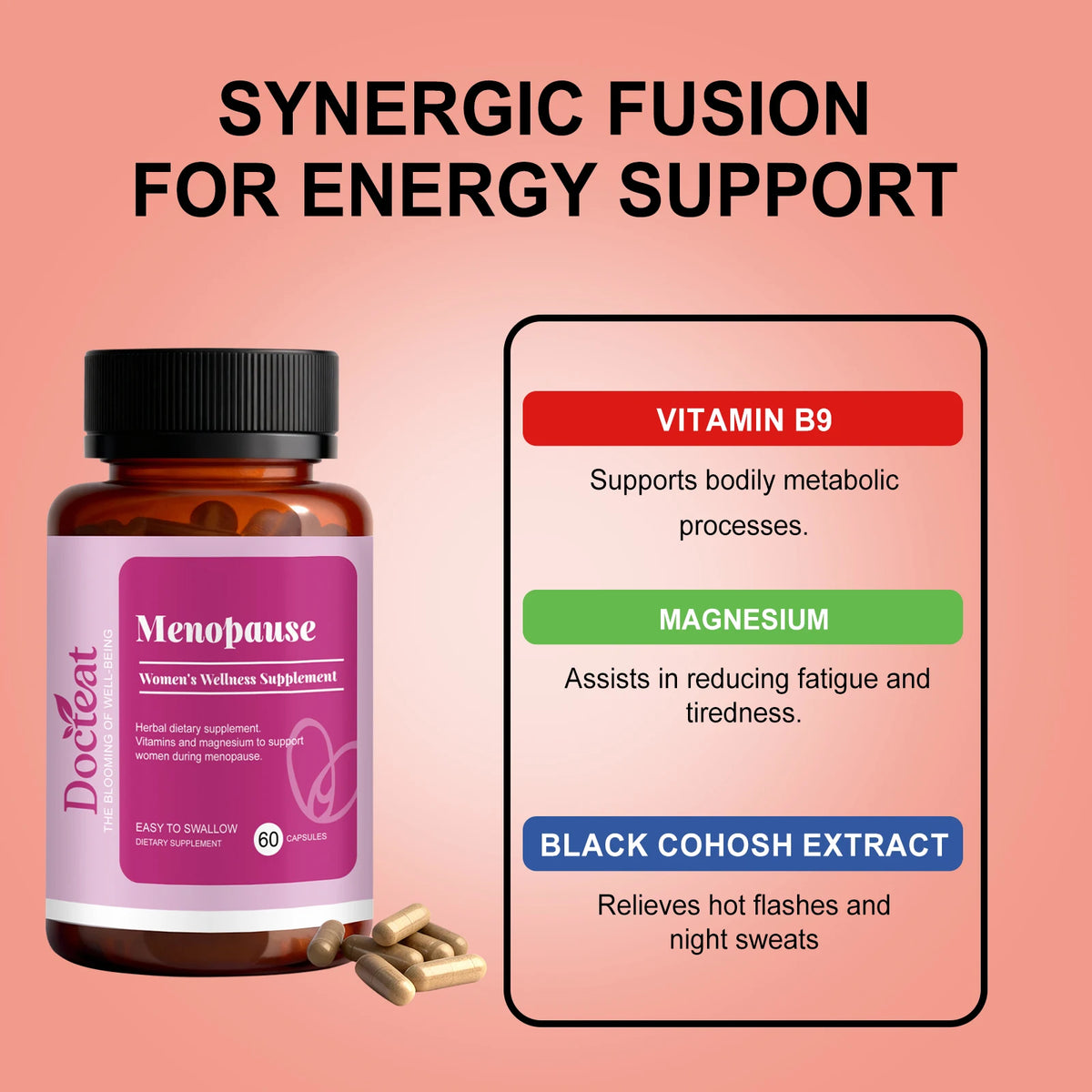 Women's Vitamin D3 & K2 Supplement – 60 Capsules, Non-GMO Women's Supplement Qst