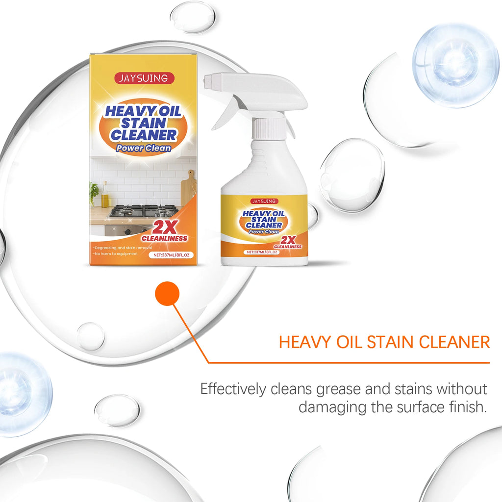 237ml Heavy Duty Kitchen Degreaser Spray | Gloss Restoring Kitchen Degreaser Spray Qst