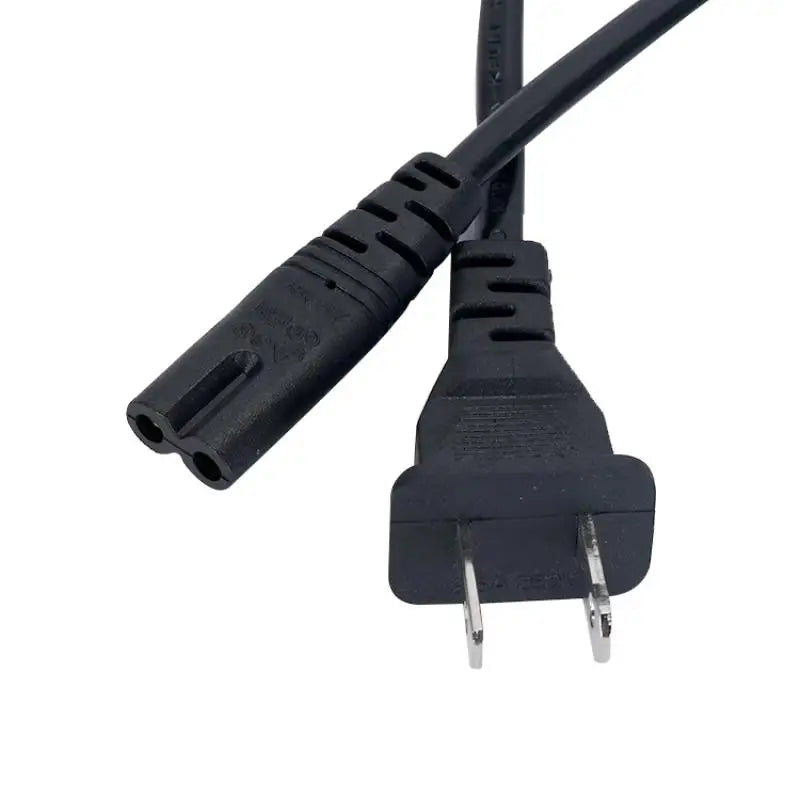US 2-Pin Figure 8 Power Cable | IEC C7 Cord for Electronics Power Cable Qme