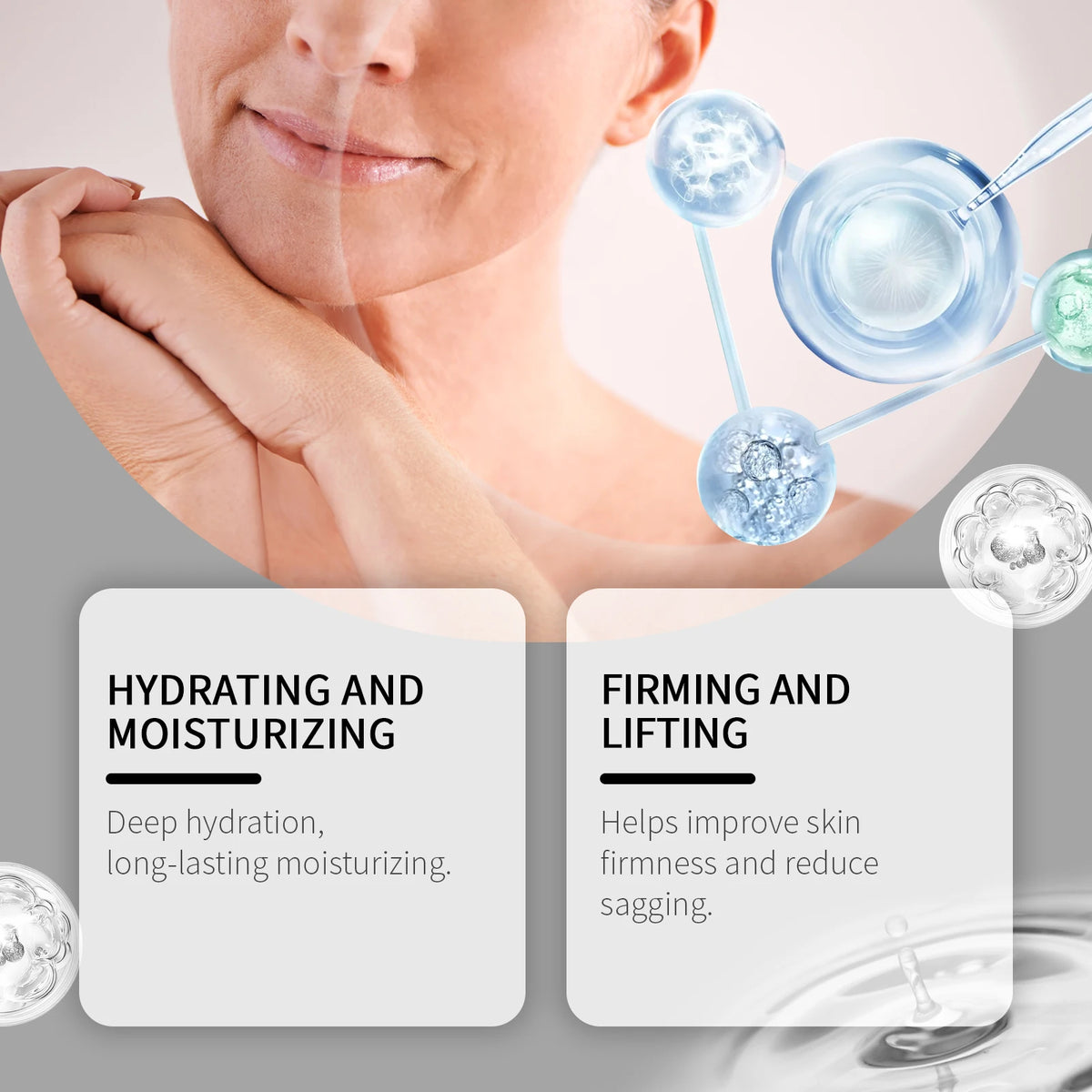 Hoygi 30ml Hydrating Face Serum Roller Set – Firming & Glow Face Serum Roller Qst