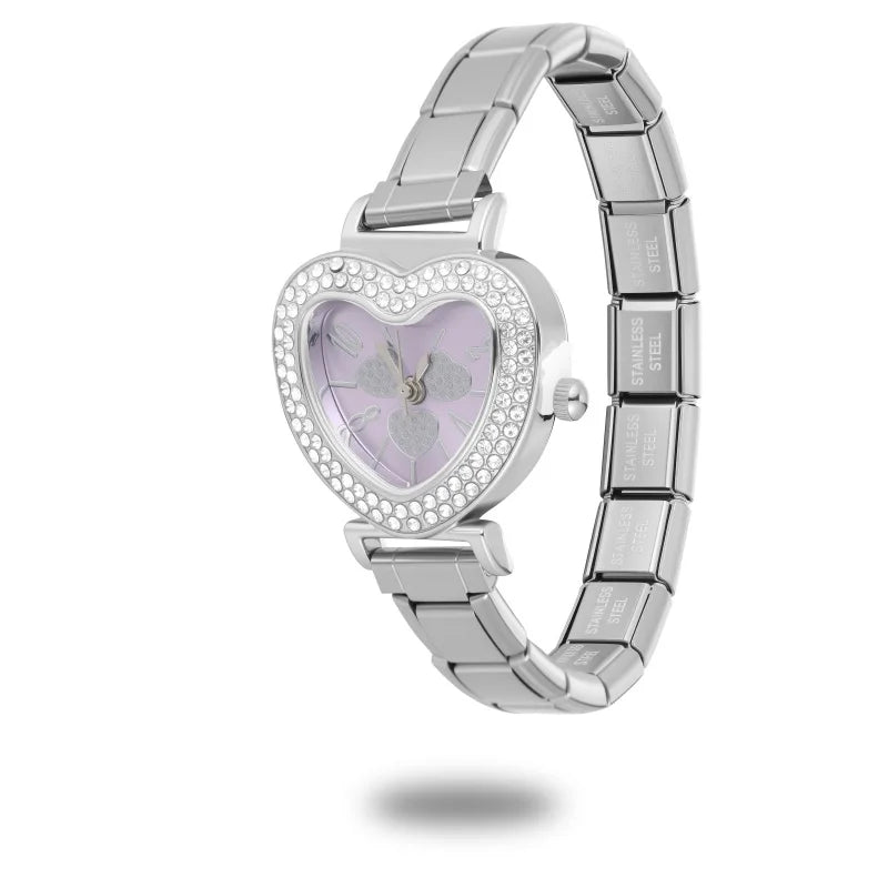 Zircon Stainless Steel Watch Bracelet for Men – 41 Colors