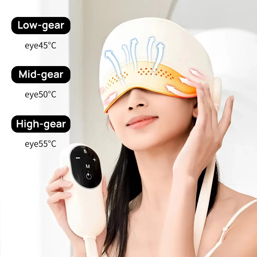 Electric Airbag Head & Eye Massager | Graphene Heating Head Eye Massager Qst