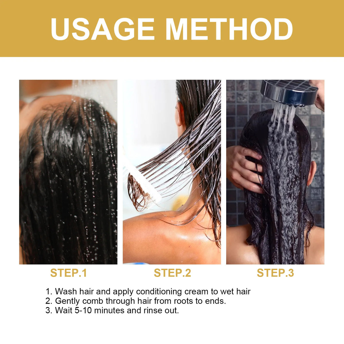 Eelhoe Rosemary Hair Care Set – Shampoo, Conditioner & Oil Hair Care Set Qst