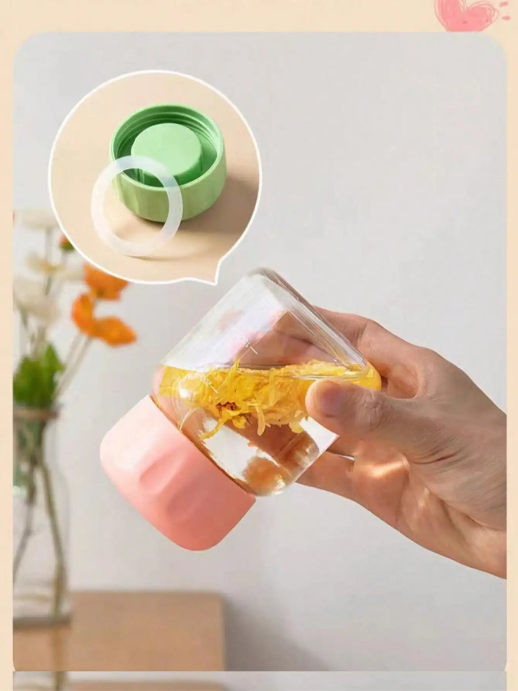 Chubby Mini Glass Cup – Cute Portable Coffee & Milk Cup Mini Glass Cup Qme