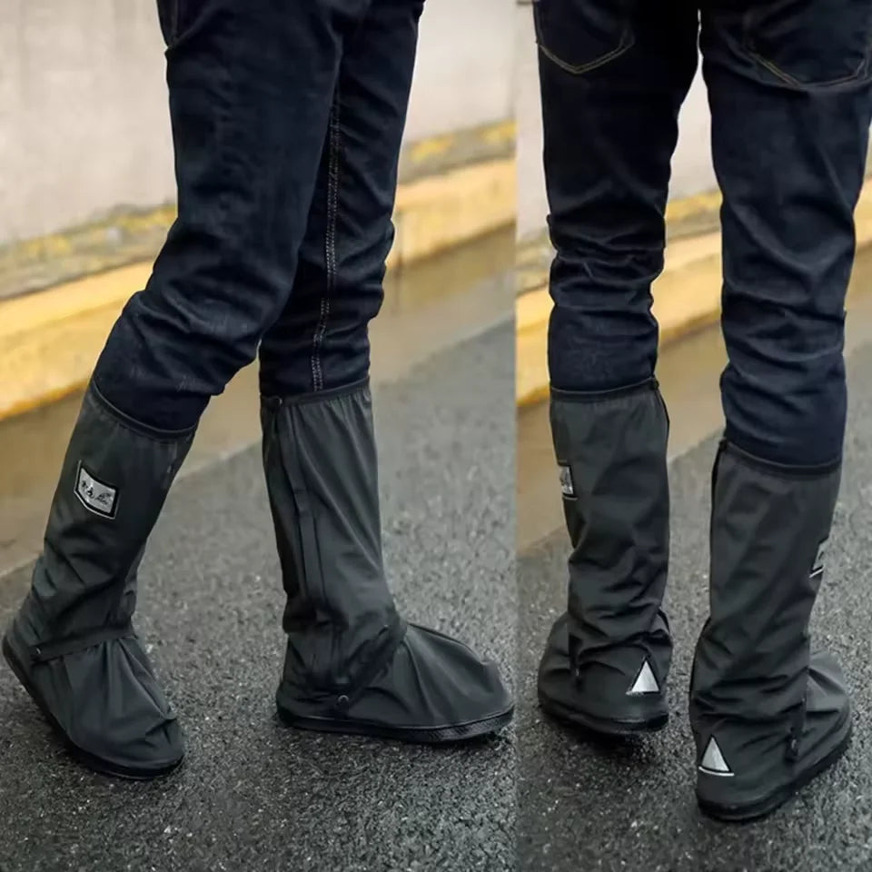 Waterproof Rain Shoe Covers – PVC Boot Protector | S–XXL Rain Shoe Covers Qst