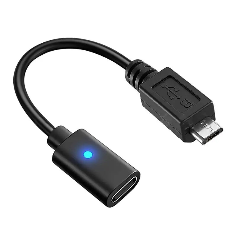 USB-C Fast Charging Cable with LED Indicator | Flexible Cord USB-C Charging Cable Qme