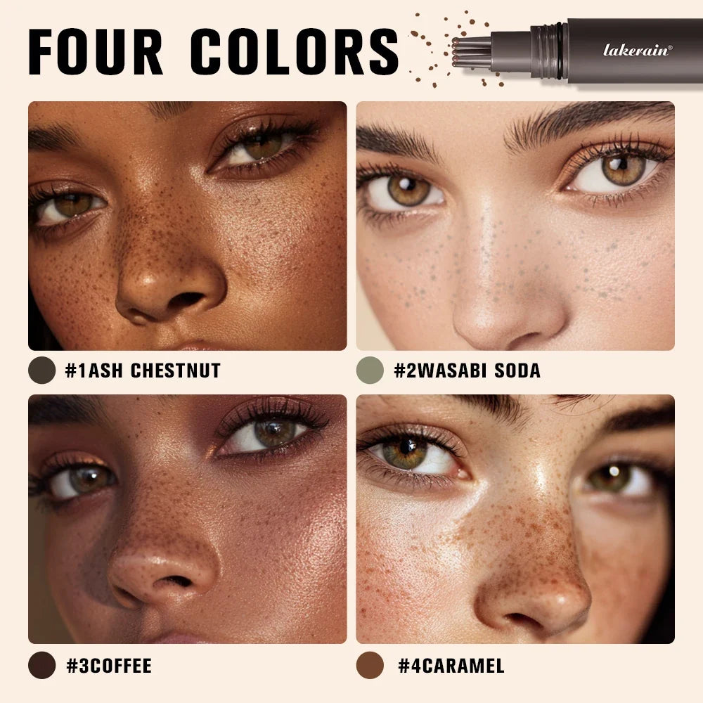 Natural Realistic Freckle Pen – Waterproof & Smudge-Proof Freckle Makeup Pen Qme