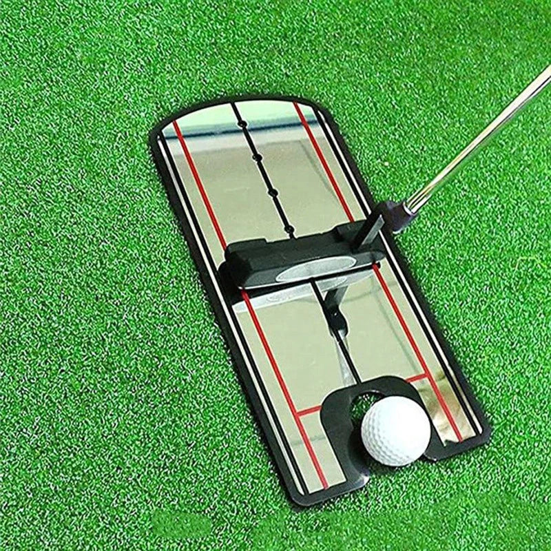 Golf Putting Alignment Mirror – Eye Line Swing Training Aid Golf Training Aid Qme