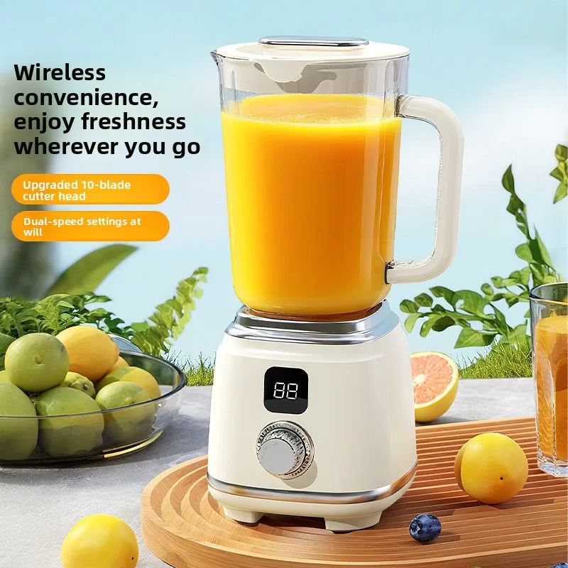 HAOYUNMA Portable Large Capacity Juicer for Home Use Electric Juicer Qst