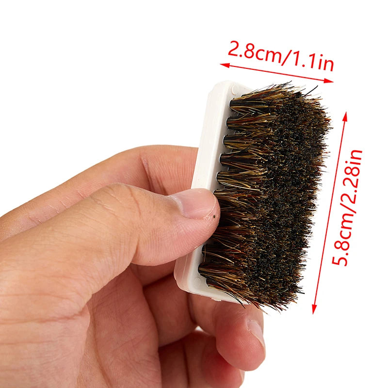 Mini Boar Bristle Shaving Brush – Portable Men's Beard Tool Beard Grooming Brush Qst