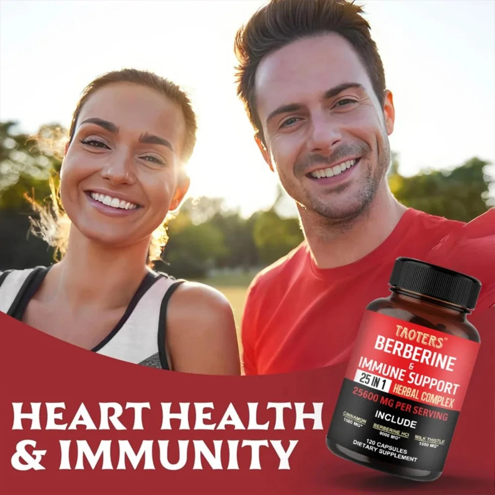 Ceylon Cinnamon & Berberine Capsules – Heart, Gut & Immune Herbal Supplement Qst
