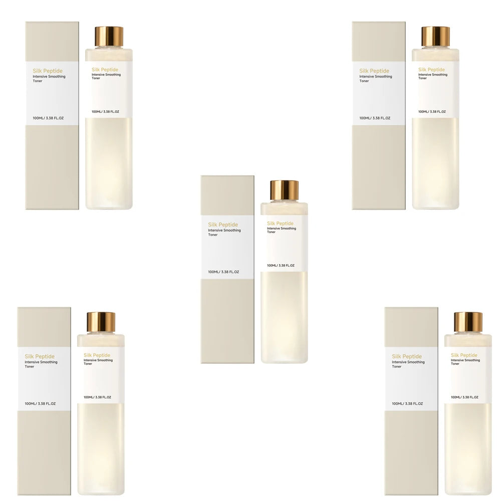 Silk Peptide Smoothing Toner – Hydrating Daily Facial Care Facial Toner Qst 5pcs