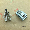 Universal Dashboard Retainer Rivet Clips – Metal Trim Fasteners Auto Trim Fasteners Qme 13
