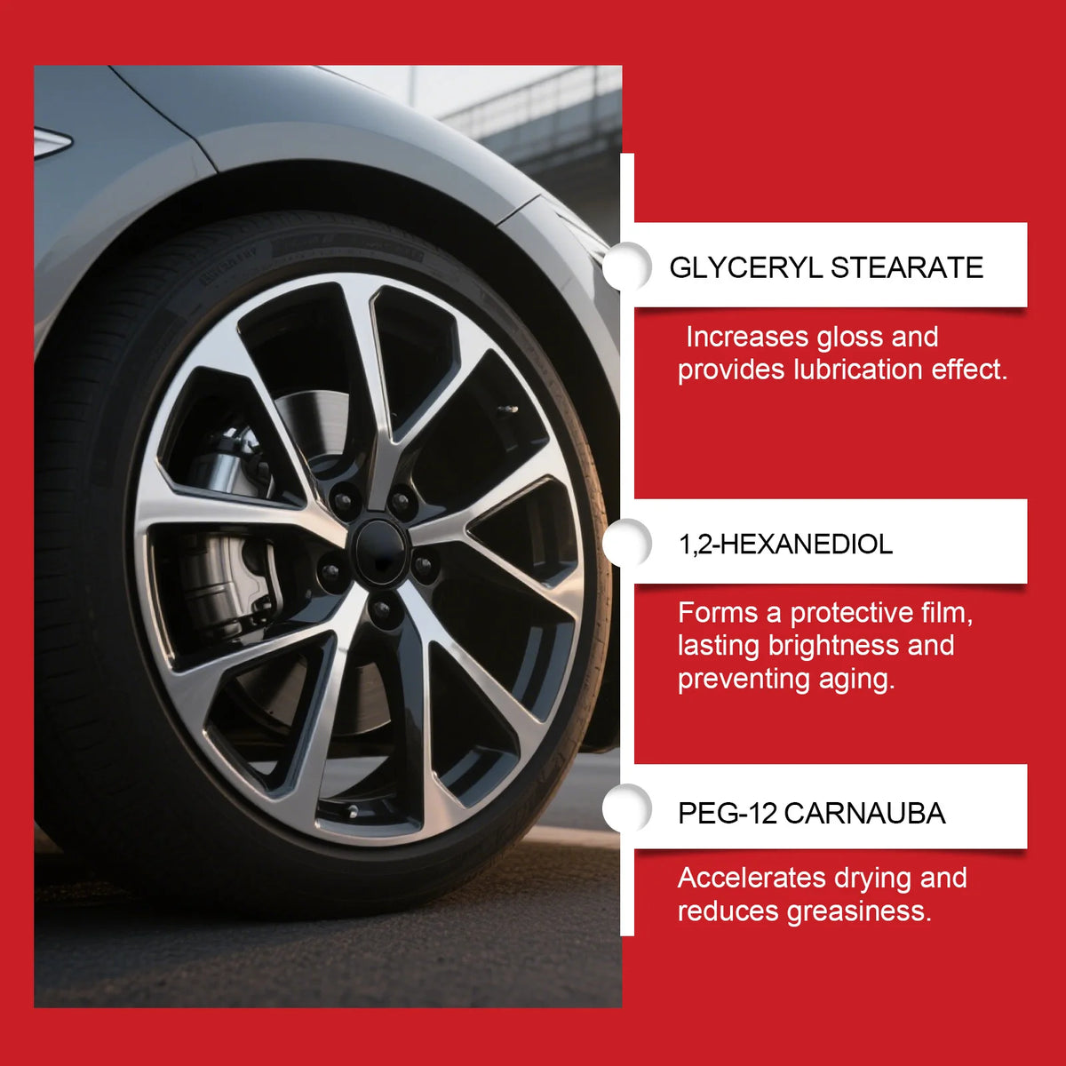 Tire Polishing Paste – Refurbish, Shine & Protect Tires 100g Tire Polishing Paste Qst