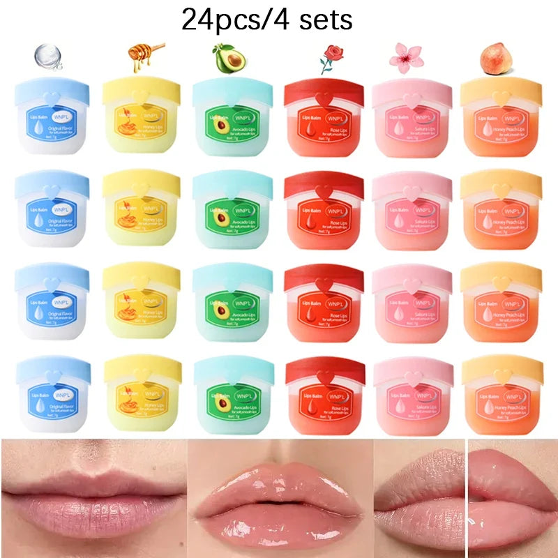 Fruity Lipstick Set 24pc – Moisturizing Bright Lip Color Care Lipstick Set Qme 24pcs