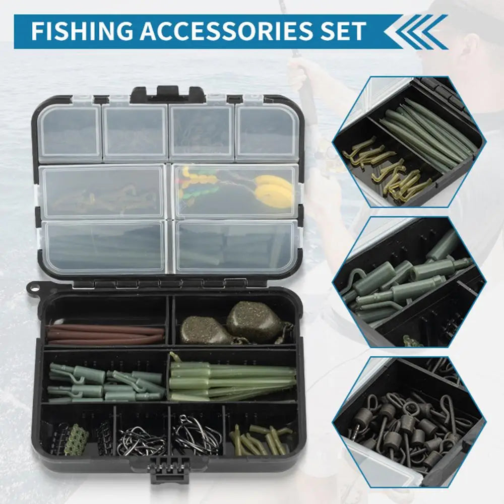 Small Portable Fishing Tackle Box – Hooks, Lures & Bait Storage Fishing Tackle Box Qme