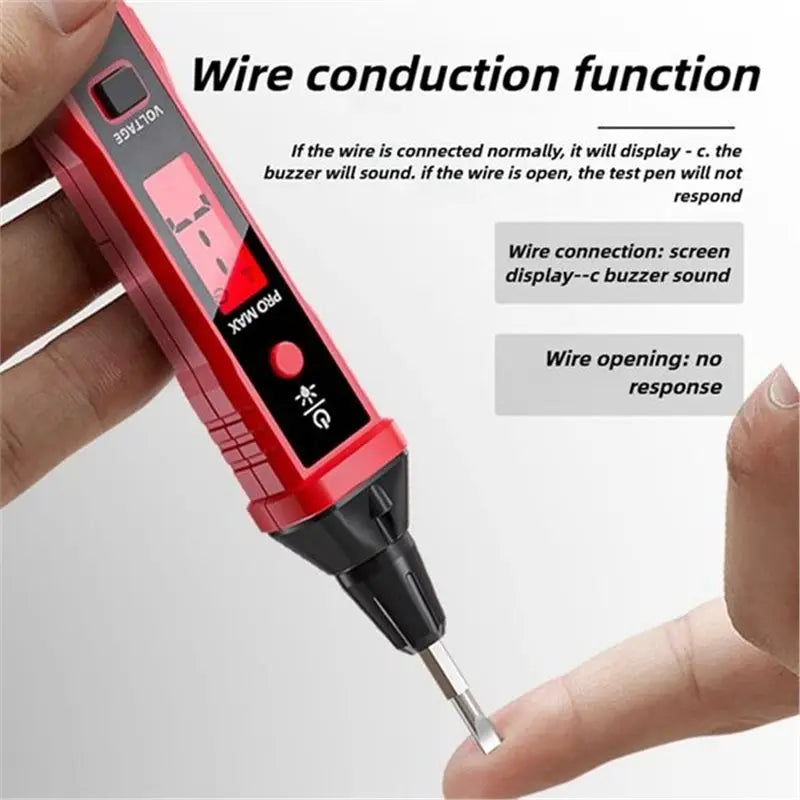 Intelligent Voltage Tester 3-500V | Sound & Light Alarm Voltage Tester Qme