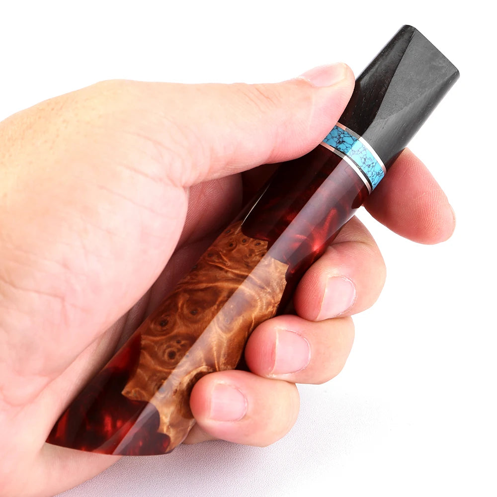 XITUO Wooden Resin DIY Knife Handles for Japanese Knives Knife Handle Blank Qst