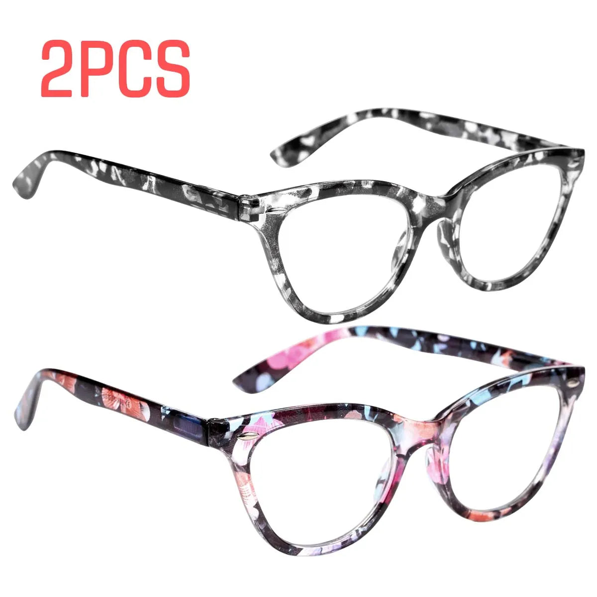 VOPHA Autofocus Reading Glasses – HD Clear Lenses, Unisex 1-4 Pack Reading Glasses Qst 2pc-L5