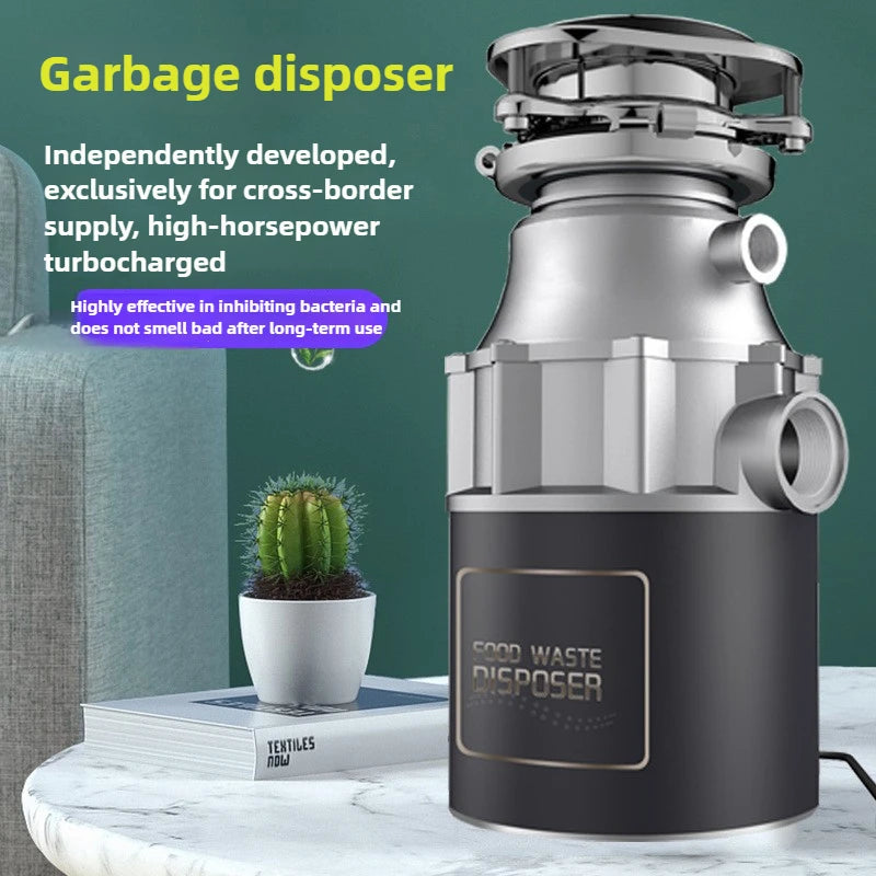 HAOYUNMA 560W Stainless Steel Kitchen Garbage Disposal Air Switch Garbage Disposal Qst