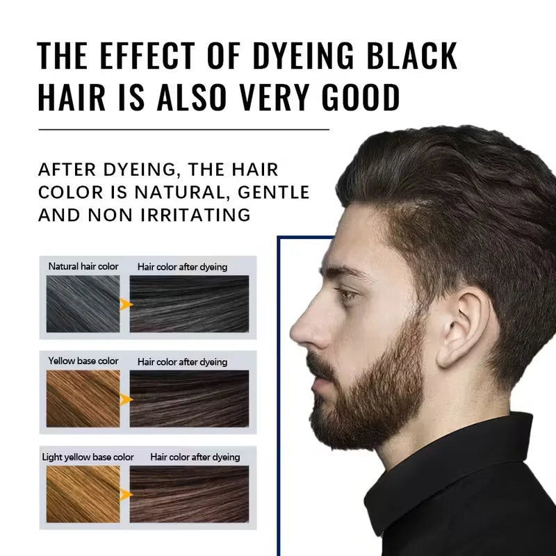 Qme Natural Permanent Beard Dye Shampoo – Ammonia-Free 200ml Beard Dye Shampoo Qme