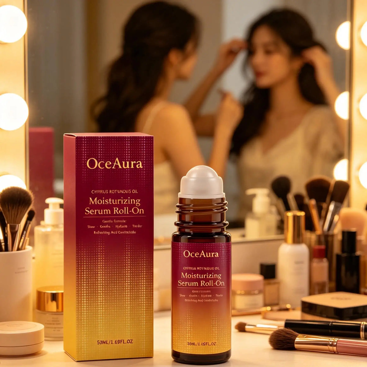 OceAura Cyperus Rotundus Roll-On Hair Removal Serum 50ml Hair Removal Serum Qst