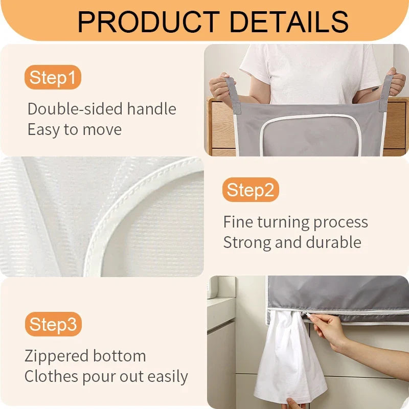 Door Hanging Laundry Basket & Sundries Storage Bag | 5 Colors Hanging Storage Bag Qme