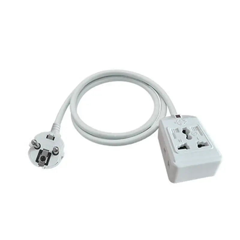 Schuko Power Strip 3-Outlet 7-Hole Extension Cord | Home Office Power Strip Extension Cord Qme