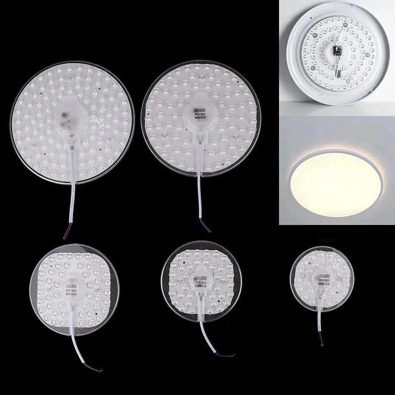 AC220V LED Round Panel Light with Magnetic Mounting | 7 Colors LED Panel Light Qme