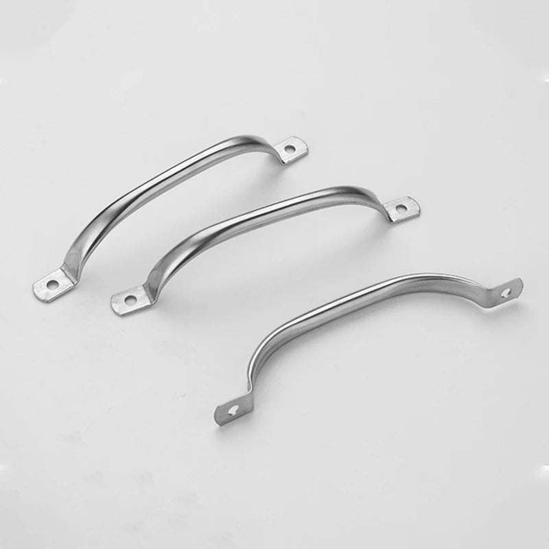 2-Pack Brushed Stainless Steel Cabinet Handles & Drawer Pulls Cabinet Drawer Pulls Qst