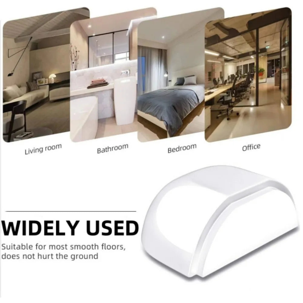 Transparent Self-Adhesive Door Stopper – Silent No-Drill Door Stopper Qme