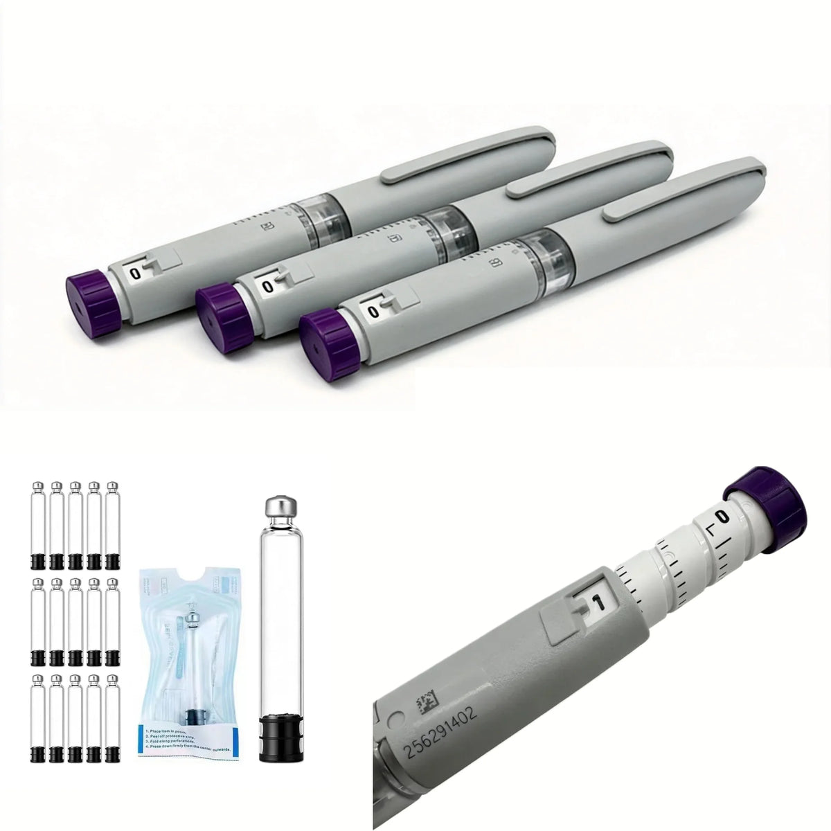 Disposable 3ml Adjustable Dose Injection Pen – Sterile Single-Use Disposable Injection Pen Qst