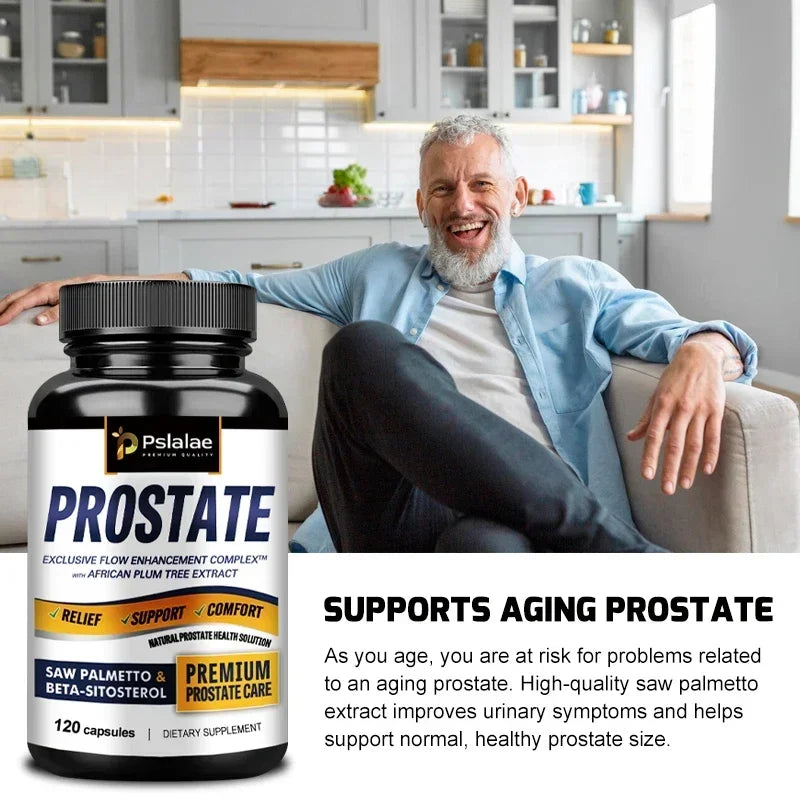 Prostate & Bladder Support Supplement – Saw Palmetto Capsules Prostate Health Supplement Qst