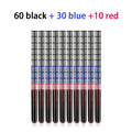36-Pack Colourful Ink Sac Pen Refills – Black, Blue & Red Pen Ink Refills Qme 60black 30blue 10red