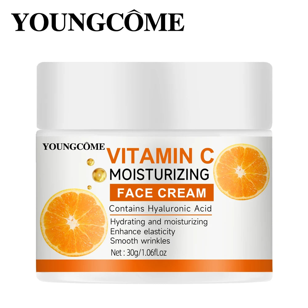 YOUNGCOME Vitamin C Face Cream with Hyaluronic Acid Vitamin C Face Cream Qst
