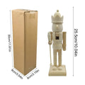 Christmas Wooden Nutcracker Figurine Tabletop Ornament Christmas Figurine Qme B