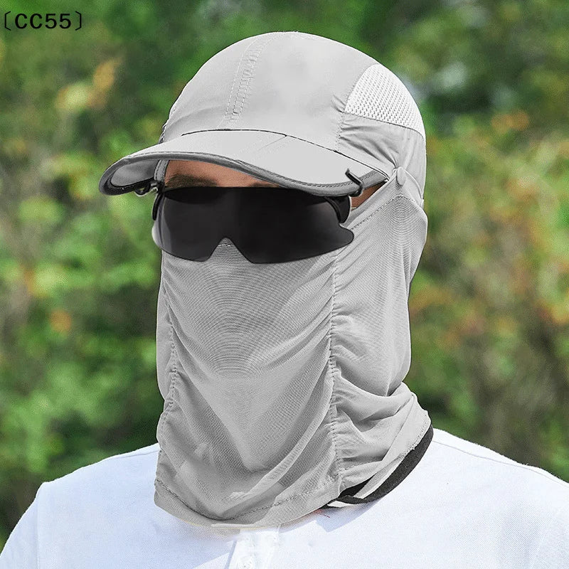 Flip-Up Clip-On Cap Sunglasses – UV & Polarized Sports Visor Clip-On Sunglasses Qst