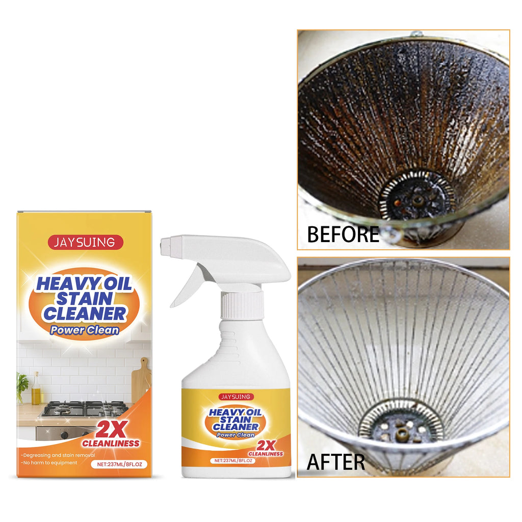 237ml Heavy Duty Kitchen Degreaser Spray | Gloss Restoring Kitchen Degreaser Spray Qst