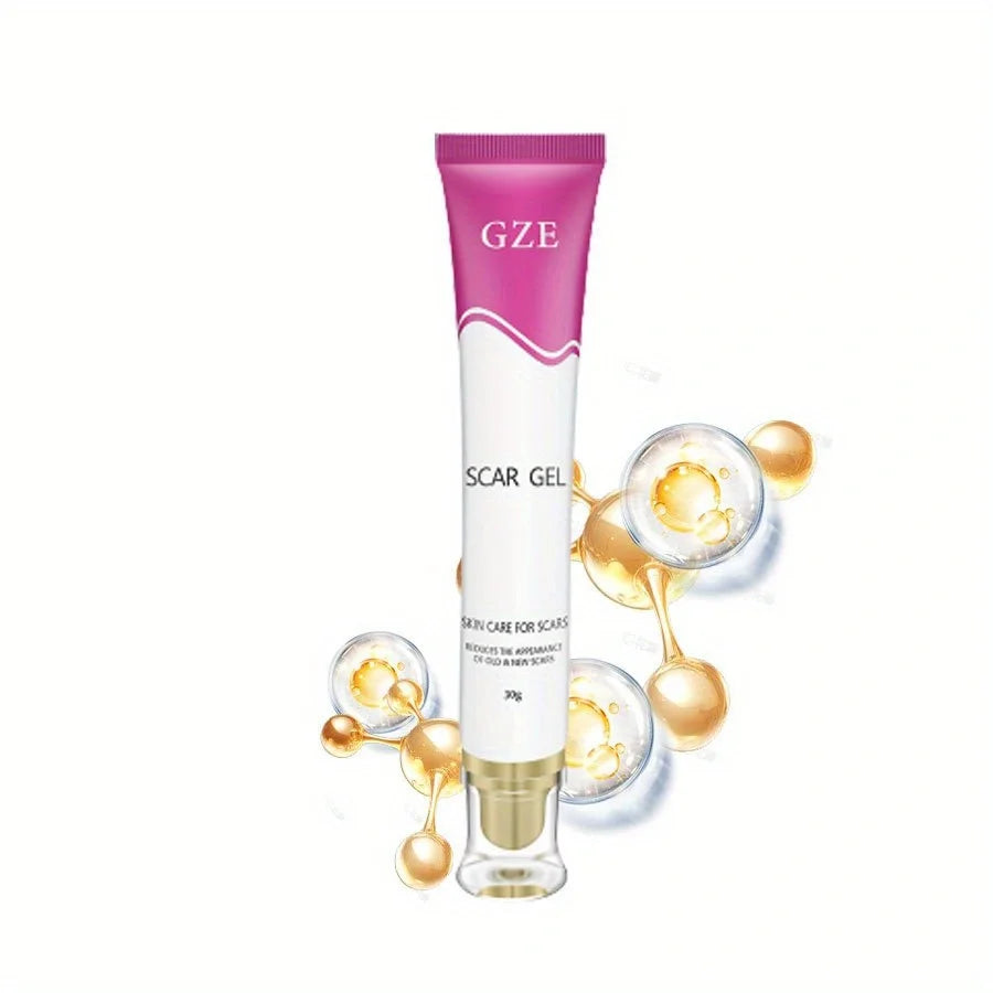 GZE Scar Gel – Allantoin, Vitamin E & Silicone | Non-Greasy Scar Care Gel Qme
